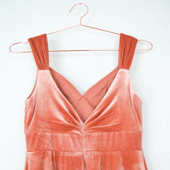 Velvet Dusty Rose Size 4 Formal Dress Etsy - Picture 7 of 11